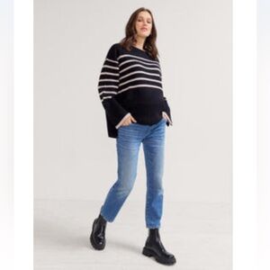 HATCH Over the bump straight maternity jean size 28 EUC